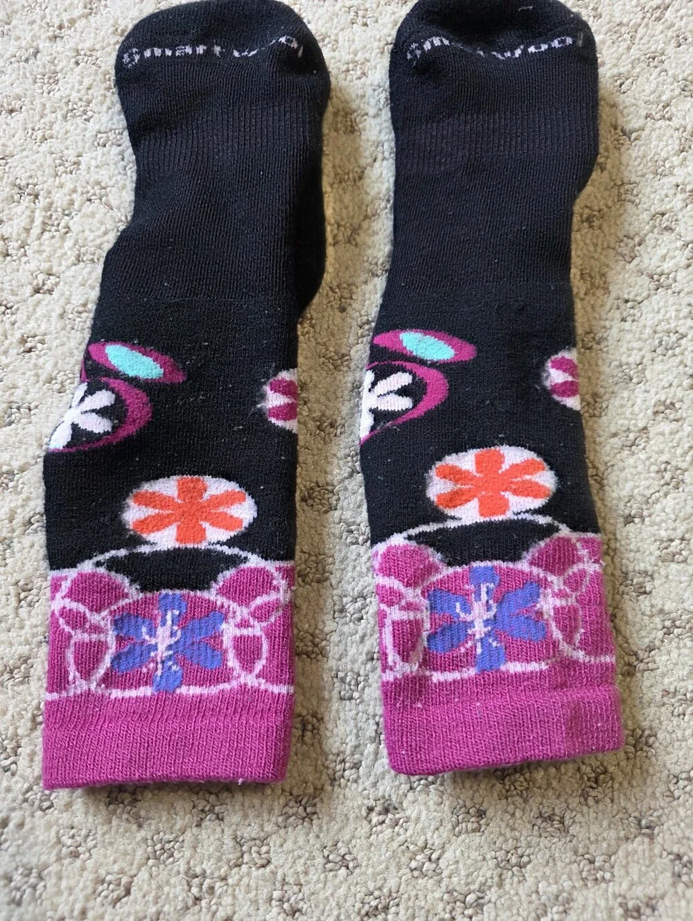 Smartwool Kids Medium Washed Socks.